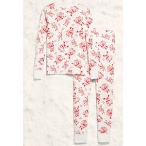 Old Navy Unisex Snug Fit Santa and Reindeer Christmas Two Piece Pajama Set - 4T